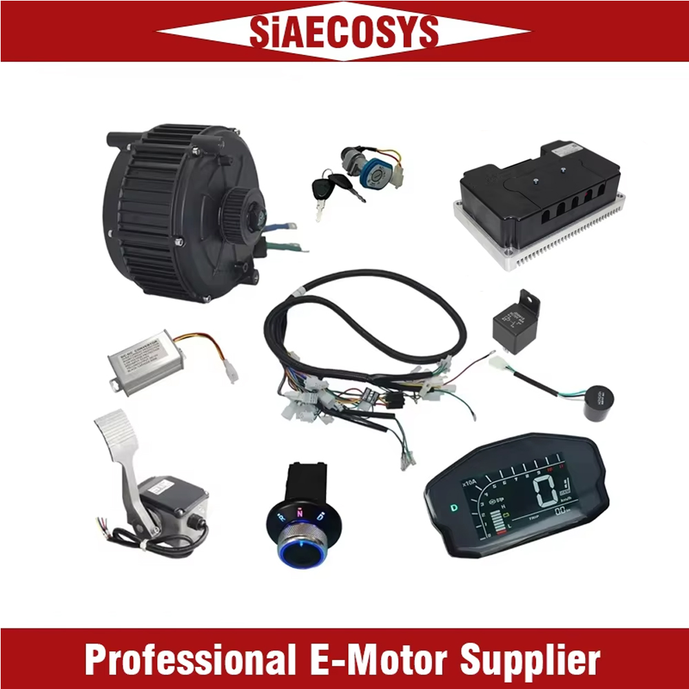 Mid Drive Motor Kit 72V 5000W - 5000W 72V krachtige middenmotorset, QS165 V2,