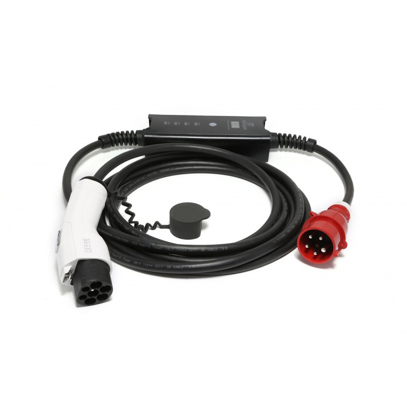 Schermweergave 16A3P GBT CEE A - Type 2 Portable Ev Charger 11Kw Cee recensie en prijs